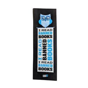 Move On Org Organization I Read Banned Books Book Mark Black Blue Official New